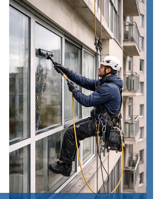 Мойка балконного остекления в Керчи от 3574 р. | ВЫСОТНИК-Крч