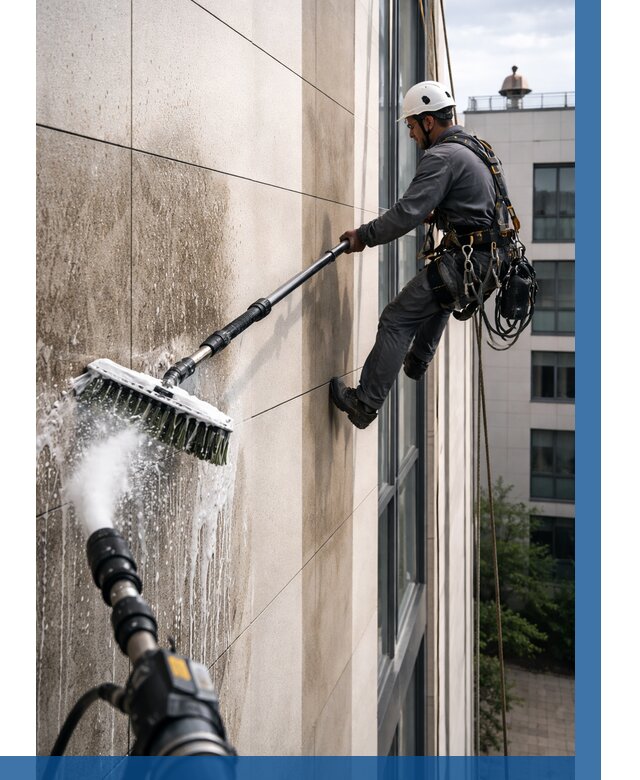 Мойка фасада из керамогранита в Керчи от 306 р. | ВЫСОТНИК-Крч