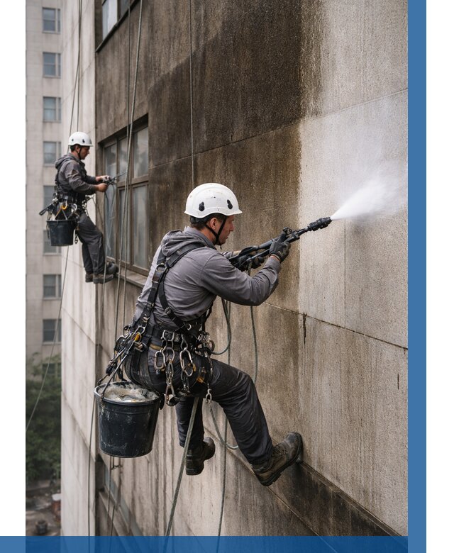 Очистка фасада от копоти в Керчи от 255 р. | ВЫСОТНИК-Крч