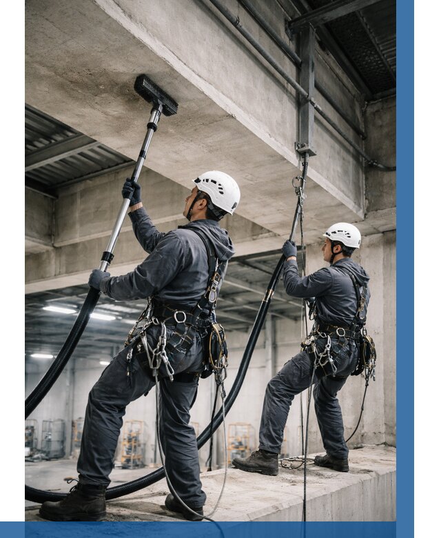 Обеспыливание потолочных конструкций в Керчи от 255 р. |ВЫСОТНИК-Крч