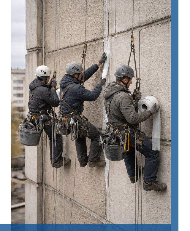 Ремонт межпанельных швов в Керчи от 766 р. | ВЫСОТНИК-Крч