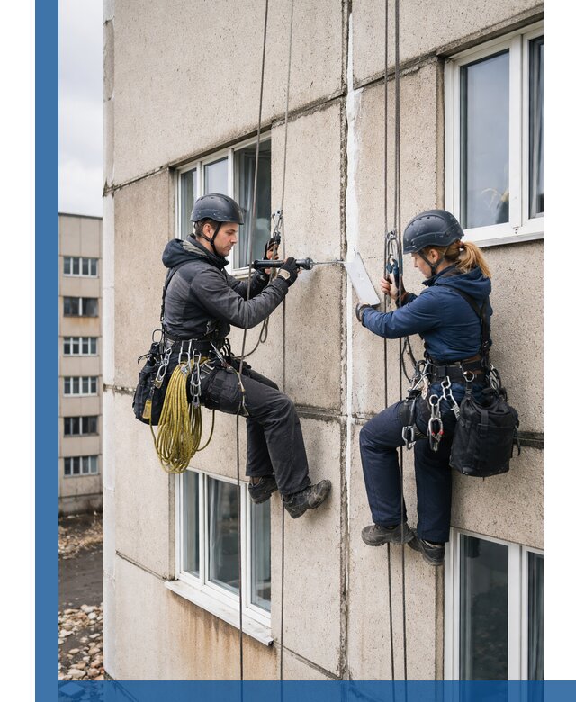 Герметизация межпанельных швов тёплым швом в Керчи