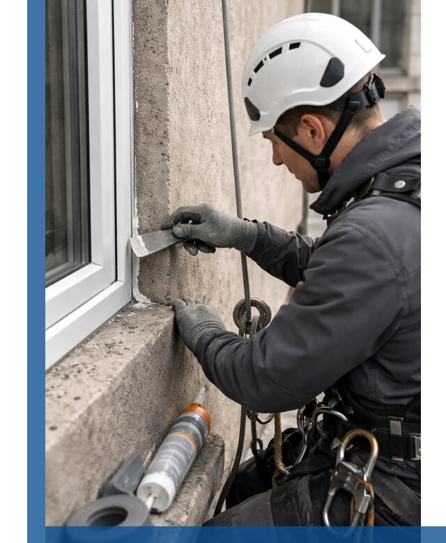 Герметизация монтажных швов окон в Керчи с гарантией качества