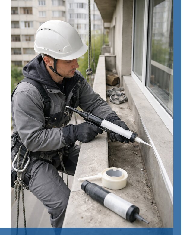 Герметизация швов лоджии в Керчи от 4595 р. | ВЫСОТНИК-Крч