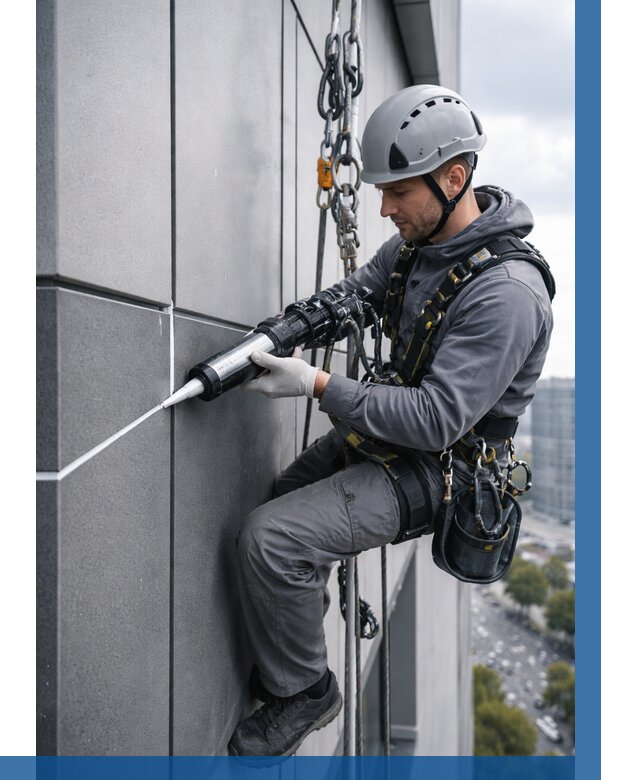 Герметизация стыков фасадных панелей в Керчи от 6638 р.| ВЫСОТНИК-Крч