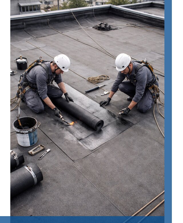 Ремонт мягкой кровли под ключ в Керчи от 715 р. | ВЫСОТНИК-Крч