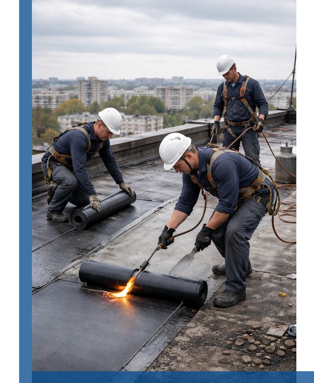 Ремонт наплавляемой кровли в Керчи качественно и надежно