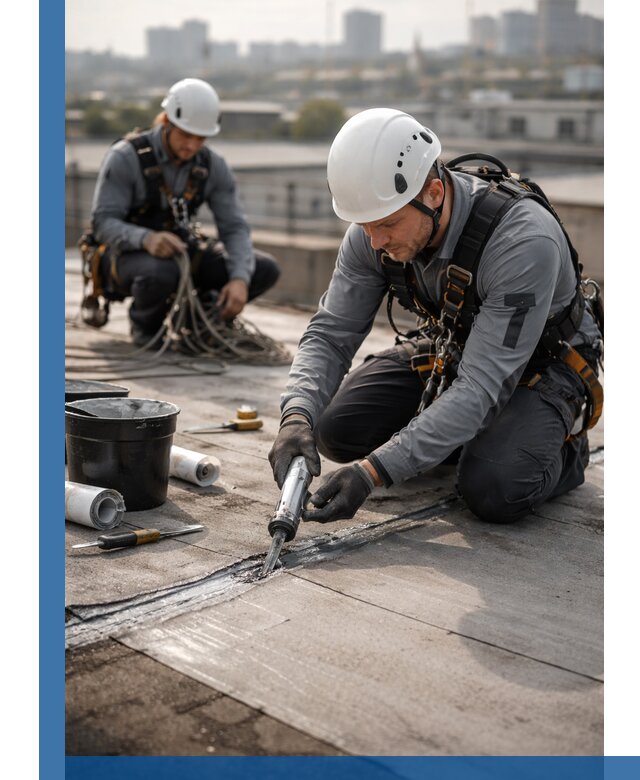 Аварийное и капитальное устранение протечек кровли в Керчи