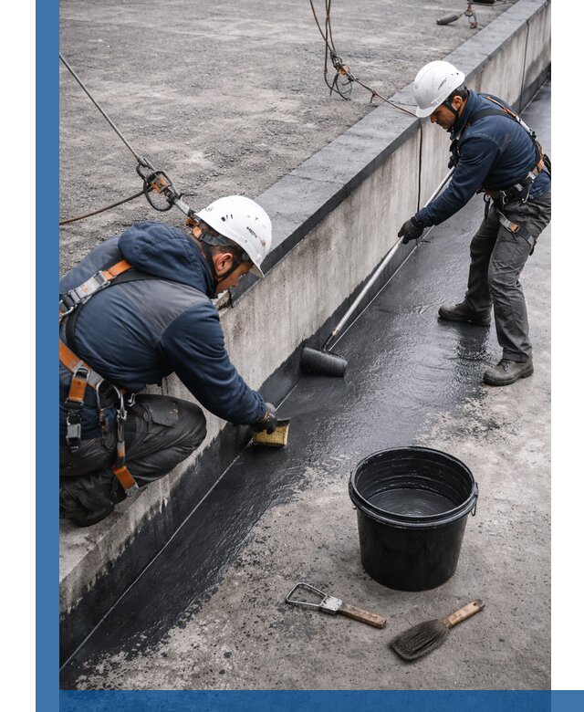 Гидроизоляция кровли жидкой резиной профессионально в Керчи