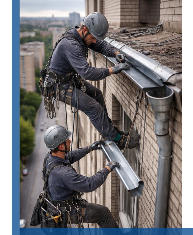 Ремонт водосточных желобов в Керчи, быстро и качественно