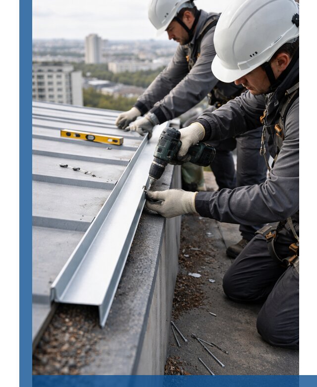 Монтаж капельника на кровле в Керчи с гарантией качества