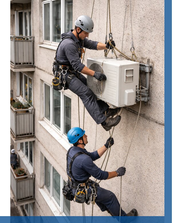 Перенос внешнего блока кондиционера в Керчи от 9191 р.| ВЫСОТНИК-Крч