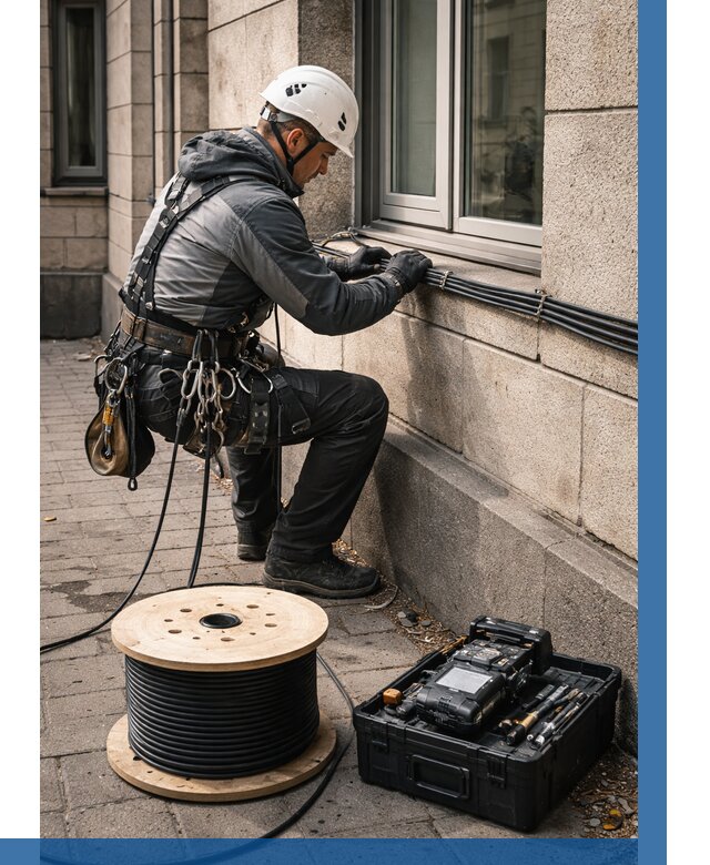 Прокладка оптоволоконного кабеля в Керчи от 817 р. | ВЫСОТНИК-Крч