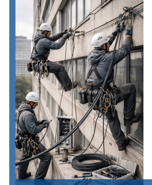 Прокладка оптоволоконного кабеля в Керчи под ключ с тестированием