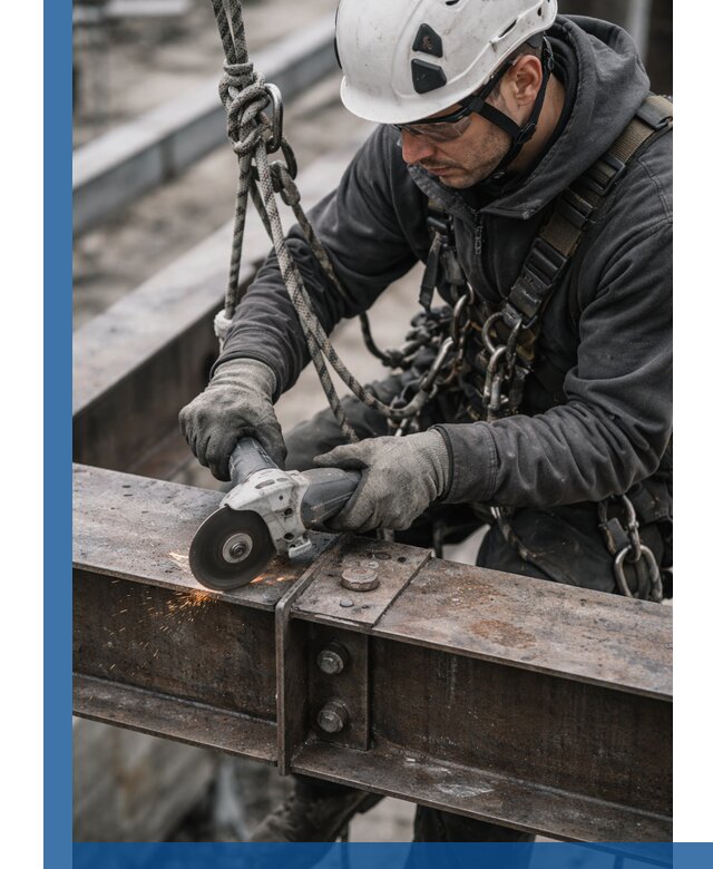 Резка металла на высоте в Керчи для зданий и конструкций