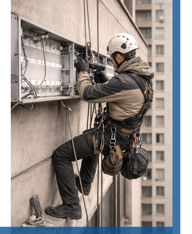 Ремонт вывески на высоте в Керчи от 4595 р. | ВЫСОТНИК-Крч