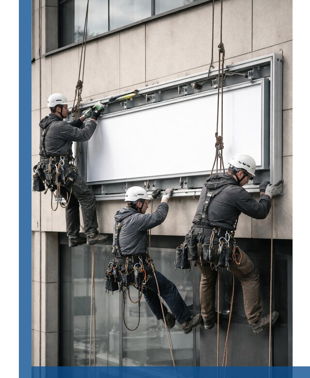 Профессиональный монтаж светового короба под ключ в Керчи