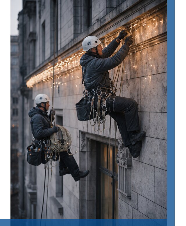 Монтаж новогодней иллюминации в Керчи от 8680 р. | ВЫСОТНИК-Крч