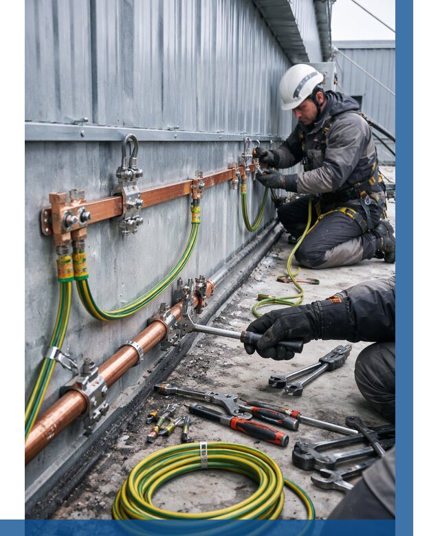 Монтаж заземления здания в Керчи от 25530 р. | ВЫСОТНИК-Крч