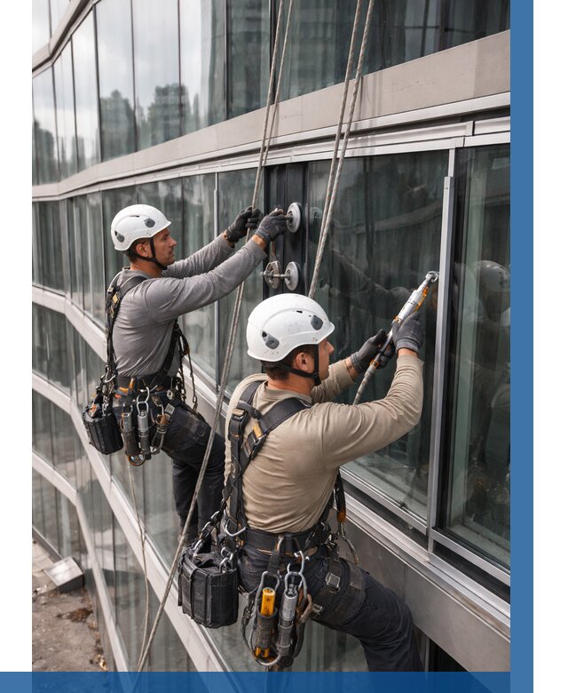 Радиусное остекление фасада в Керчи от 12254 р. | ВЫСОТНИК-Крч