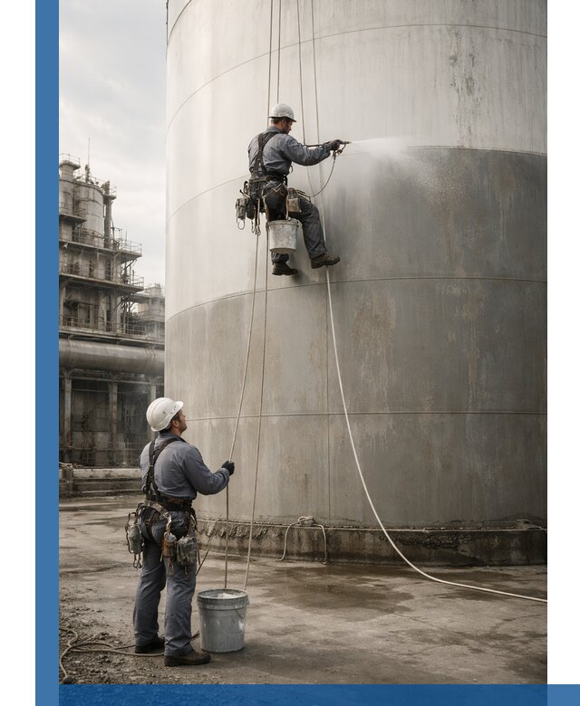 Покраска стальных резервуаров и емкостей в Керчи профессионально