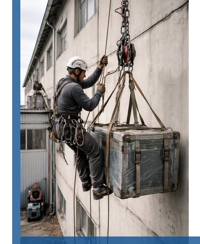 Подъем грузов на высоту в Керчи для промышленных объектов