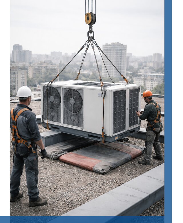 Подъем груза на крышу в Керчи от 5106 р. | ВЫСОТНИК-Крч заказать