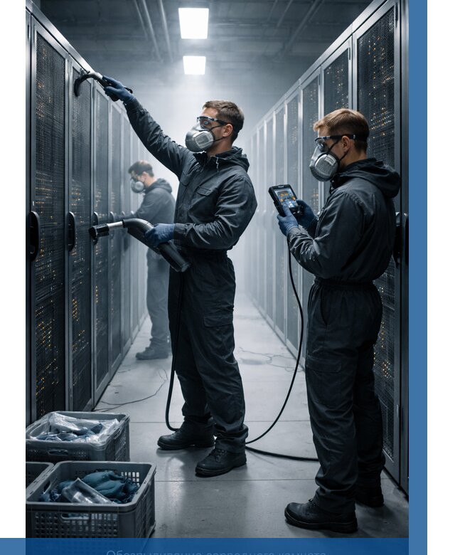 Обеспыливание серверной комнаты в Керчи от 4595 р. | ВЫСОТНИК-Крч