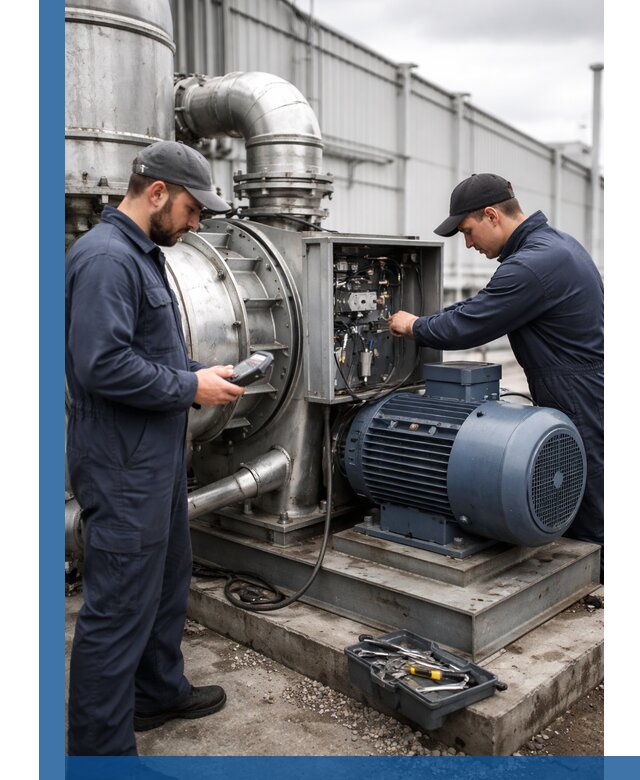 Техническое обслуживание промышленного оборудования в Керчи