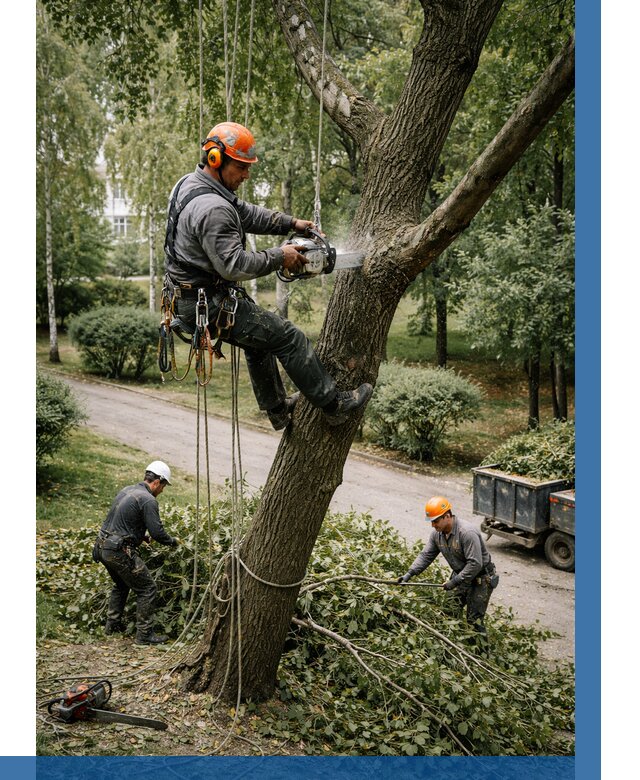 Кронирование деревьев в Керчи от 6638 р. | ВЫСОТНИК-Крч