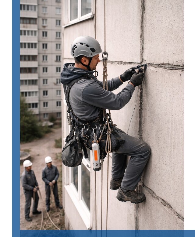 Обследование межпанельных швов и герметизация в Керчи